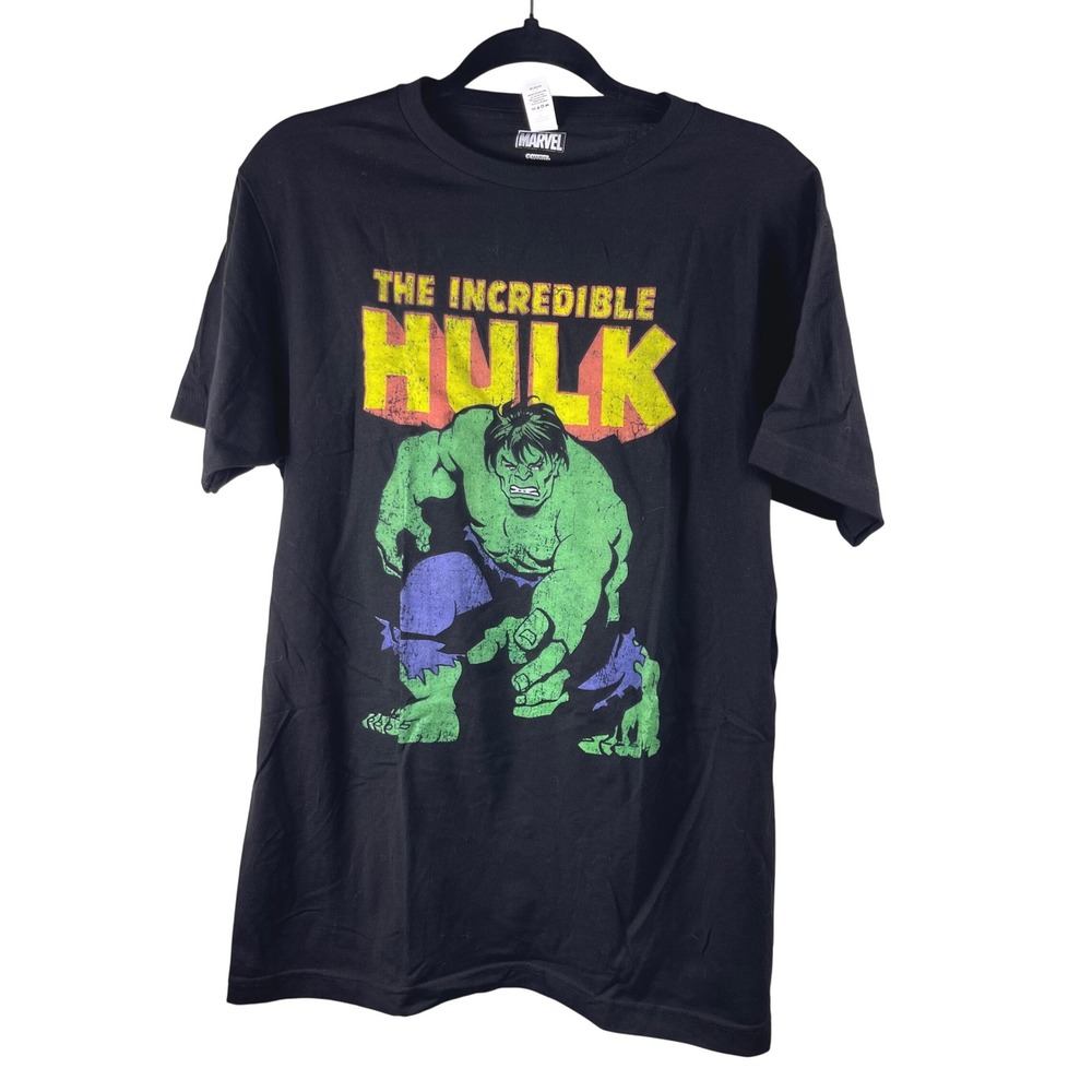 Marvel The Incredible‎ Hulk Black Graphic T Shirt Mens Size Medium
Black Comic
